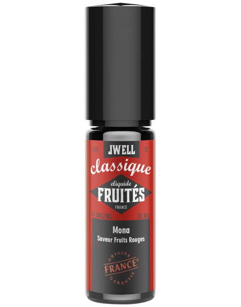 JWell Montélimar - Eliquide Fruits Rouges 10ml Mona Classique Fruité