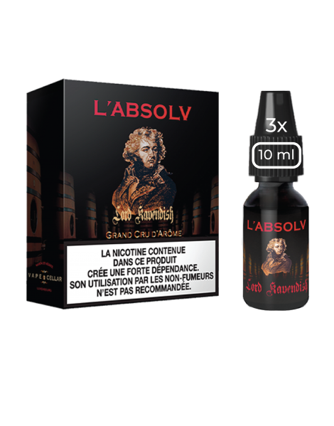 JWell Montélimar - E-liquide Vape Cellar Absolv Lord Kavendish x 3